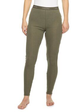 Icebreaker Olive Loden 175 Everyday Base Layer Leggings - Merino Wool